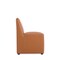 Manhattan Comfort Anna Square Faux Leather Dining Chair in Saddle DC058-SA - alternate 4